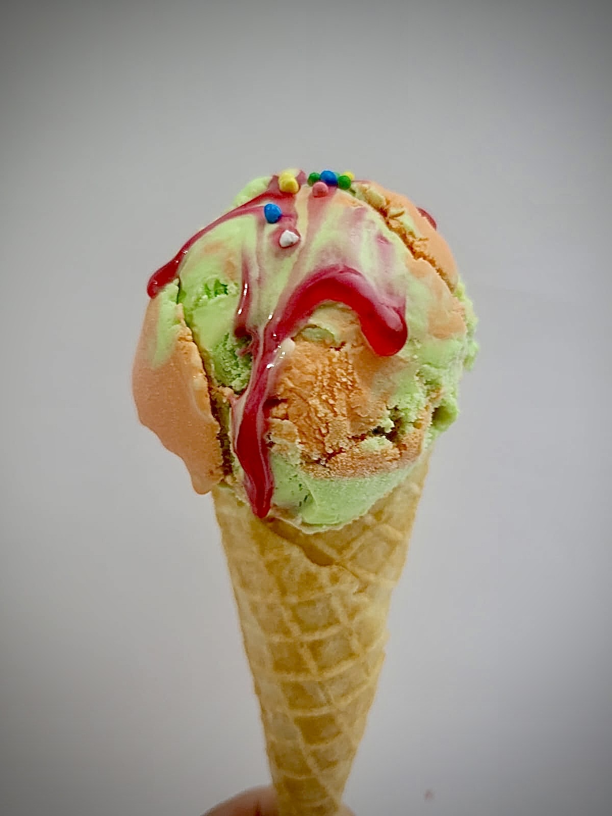 Cono de helado de un sabor